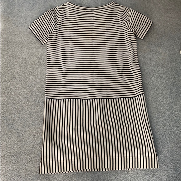Madewell xs crepe and navy shirt dress - Picture 4 of 5